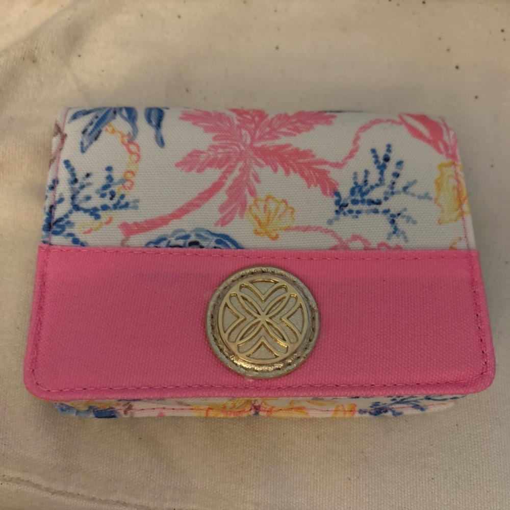 Lilly Pulitzer 2 decks of playing cards with case